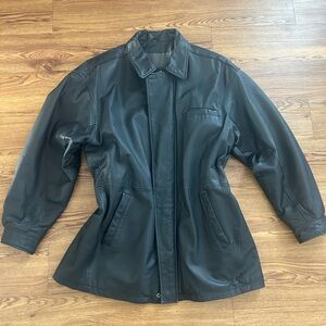 Wilson Black 100% Leather Jacket